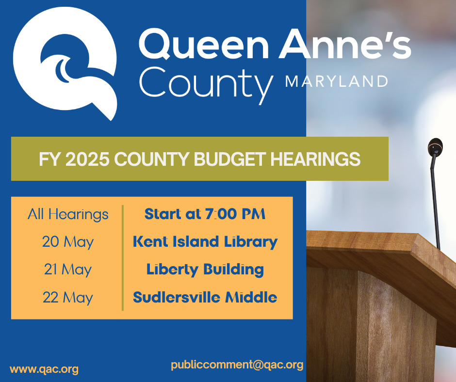 Queen Anne’s County Commissioners Release 2025 County Budget