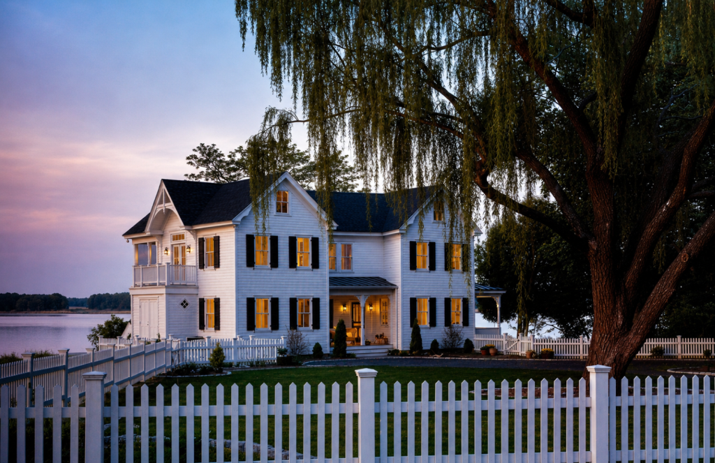 23 Nocturnal Shot of House and Choptank River resized